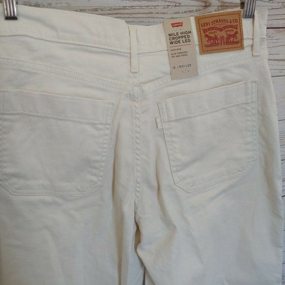 ❤️SOLD❤️Levi's Women's Mile High Cropped Wide Leg - Picture 8 of 12